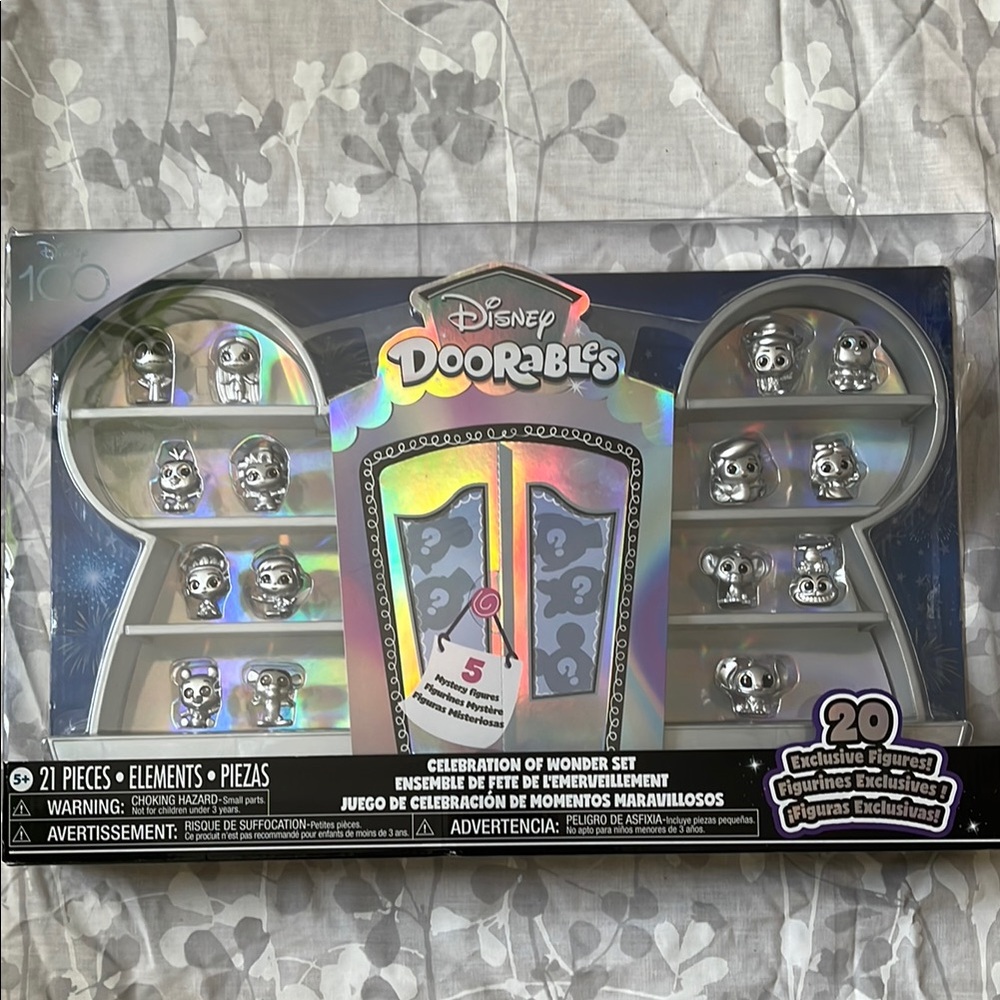 Disney Doorables Silver Celebration Set- BNIB